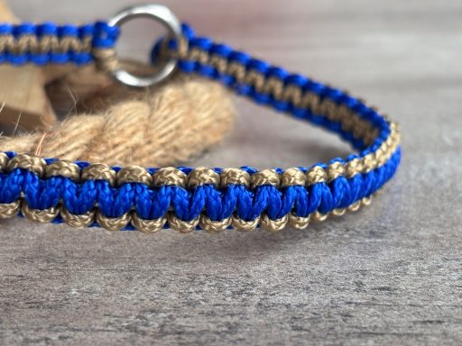 Hundemarkenband Halsband handgemacht von Malu für Hund
